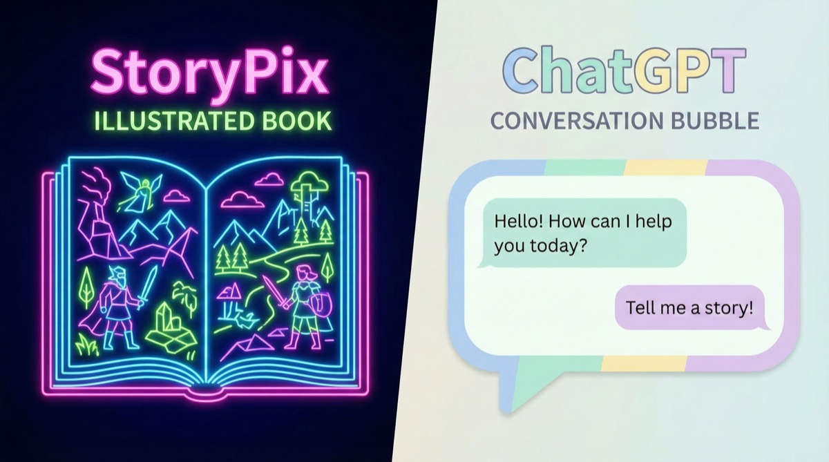 StoryPix vs ChatGPT for Children's Stories: An Honest Comparison