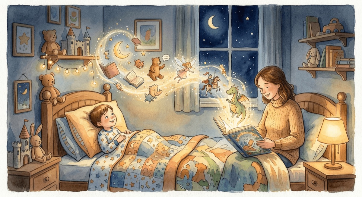 50 Bedtime Story Ideas Your Kids Will Love (By Age Group)